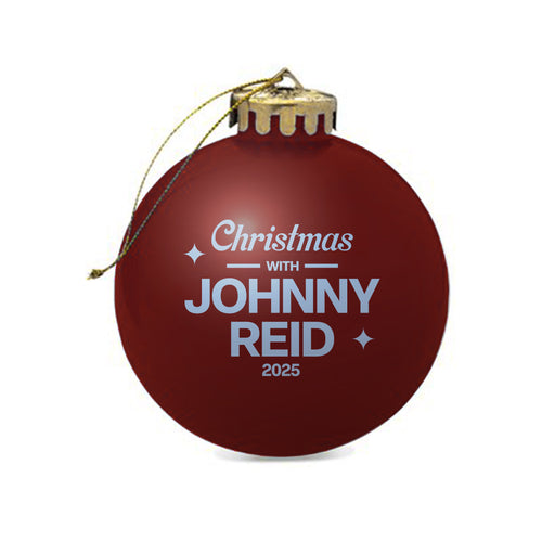 Christmas with Johnny Reid 2025 Christmas Ball Ornament