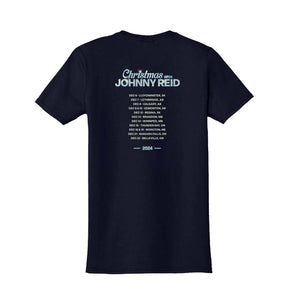 Christmas With Johnny Reid 2024 Unisex Tour T-shirt